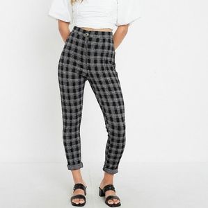 UO Plaid Slim Cigarette Pant